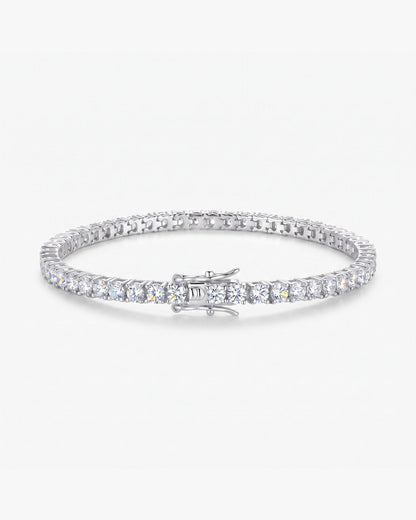 Moissanite Tennis Bracelet in sterling silver