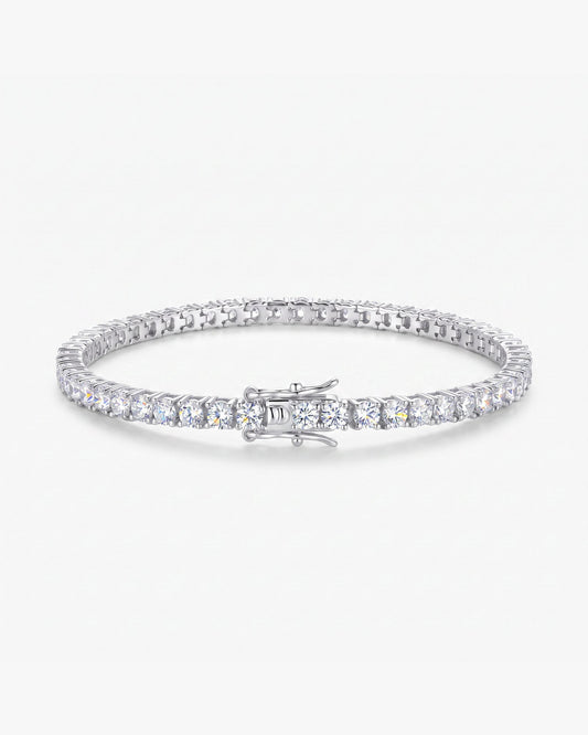 Moissanite Tennis Bracelet in sterling silver